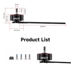 GEPRC SPEEDX2 2809 V1.1 Motor - 1280KV/1450KV