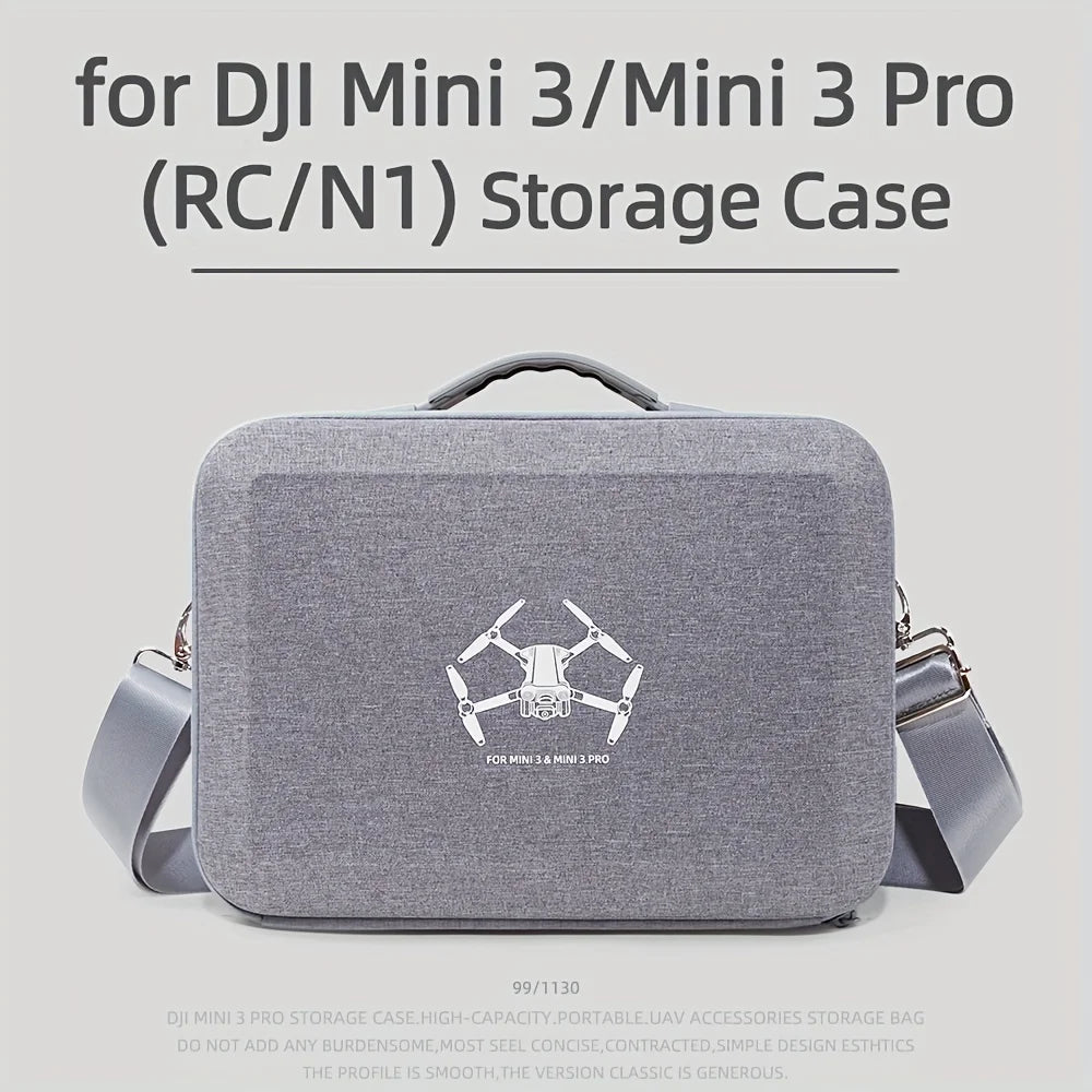 For DJI Mini 3/3 Pro Carrying Case Travel Shoulder Bag Scratch-Resistant Mini 3/3 Pro Handbag Drone Accessories Bag