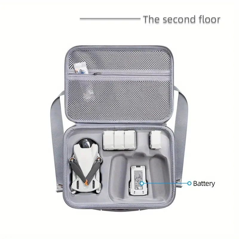 For DJI Mini 3/3 Pro Carrying Case Travel Shoulder Bag Scratch-Resistant Mini 3/3 Pro Handbag Drone Accessories Bag