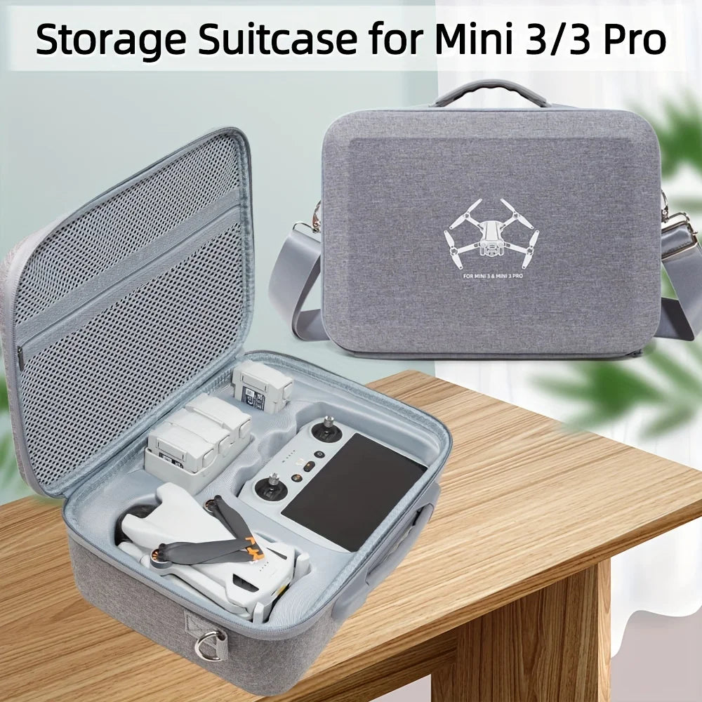 For DJI Mini 3/3 Pro Carrying Case Travel Shoulder Bag Scratch-Resistant Mini 3/3 Pro Handbag Drone Accessories Bag