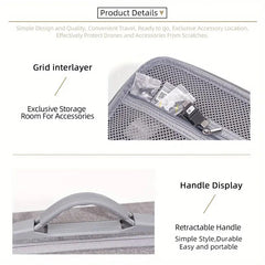 For DJI Mini 3/3 Pro Carrying Case Travel Shoulder Bag Scratch-Resistant Mini 3/3 Pro Handbag Drone Accessories Bag