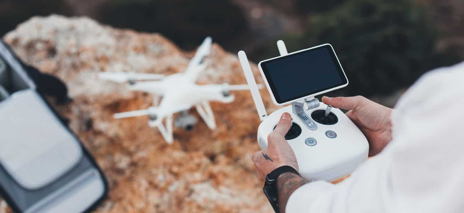 Mike T. with enterprise drone setup