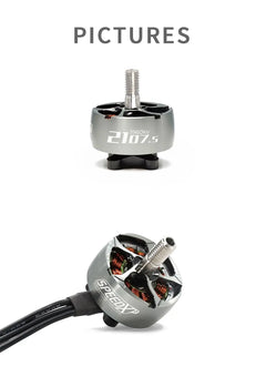 GEPRC SPEEDX2 2107.5 1960KV/2450KV Motor Suitable For DIY RC FPV Quadcopter Freestyle Racing Drone Accessories Replacement Parts - Thedroneflight