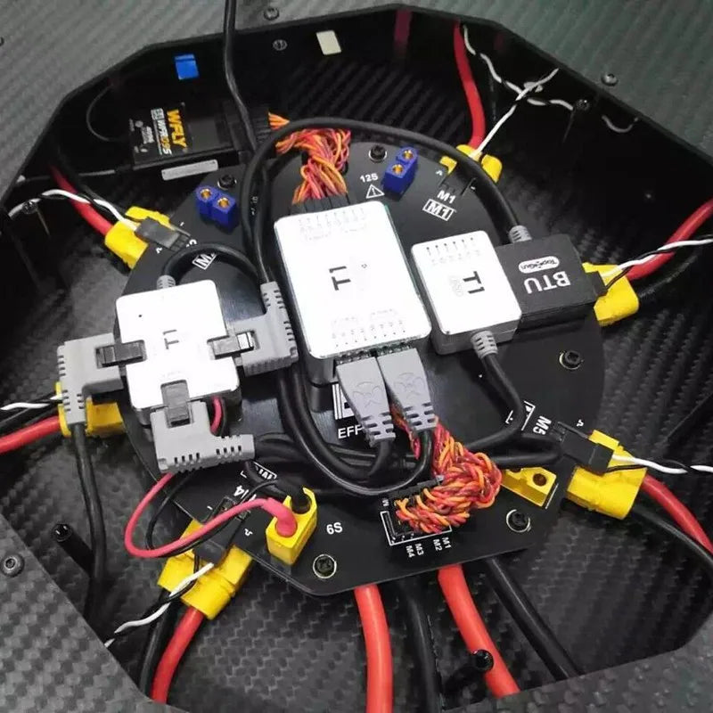 EFT 12S 480A Large Current Power Distribution Board suitable for four-axis/six-axis Agricultural drone Power Management Module - Thedroneflight