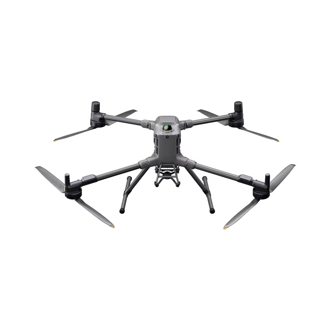 DJI Matrice 400, elevated front view with propellers extended