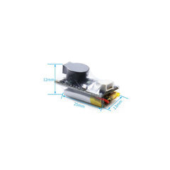 GEPRC Super Buzzer 100dB Lost-Model Alarm — Backup Battery, LED, Betaflight Compatible