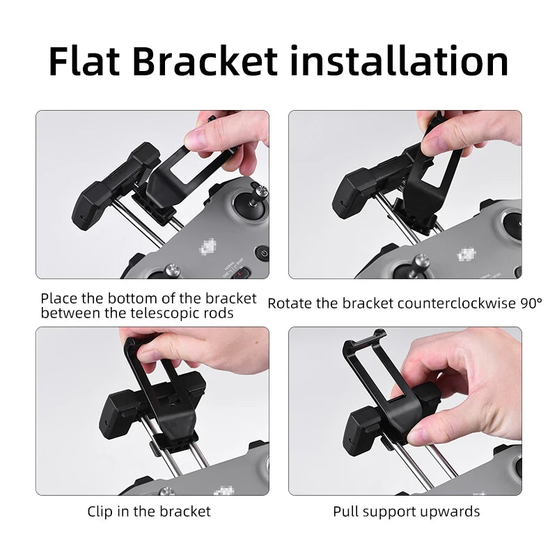 Expansion Bracket for DJI Mavic 3/Air 2S/Air 2/Mini 2/Mini 3 Pro/Air 3/Neo/Flip Drone Remote Control Tablet Holder Phone Holder