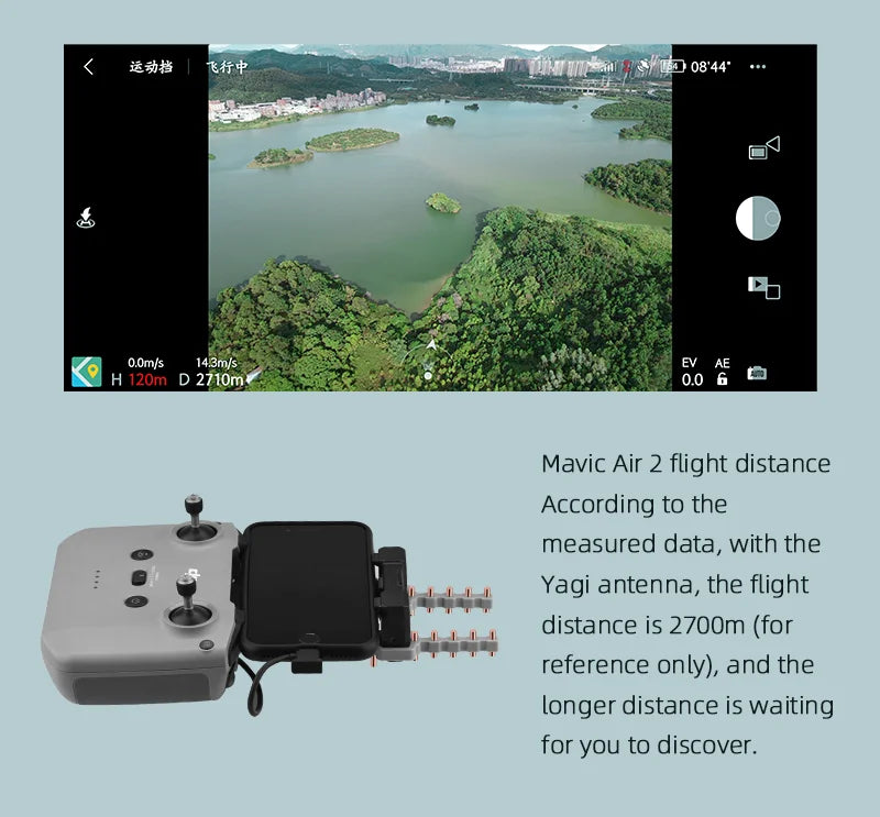 Yagi Antenna Signal Booster for DJI NEO/Air 3/Mini 3/MINI 4K/4 PRO Drone RC-N1/N2/N3 Remote Controller Signal Range Extender - Thedroneflight