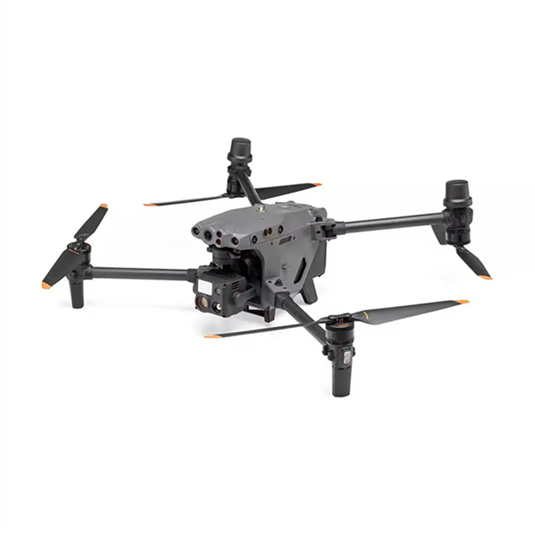 DJI Matrice 30T, front three-quarter view with propellers extended