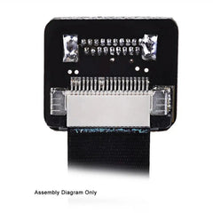 FPV Micro  Mini HDMI-compatible 90 Degree Adapter FPC Ribbon Flat  Cable Pitch 20pin, Used for Multicopter Aerial Photography