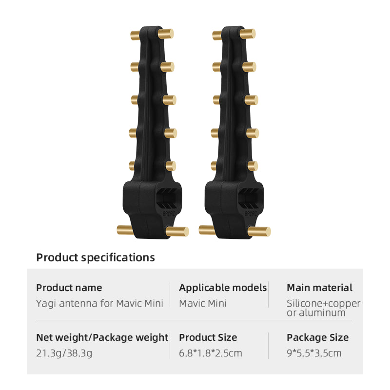 Yagi Antenna Signal Booster - DJI Mavic Mini Air 2 Pro FIMI X8 Range Extender