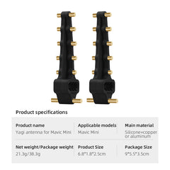 Yagi Antenna Signal Booster - DJI Mavic Mini Air 2 Pro FIMI X8 Range Extender