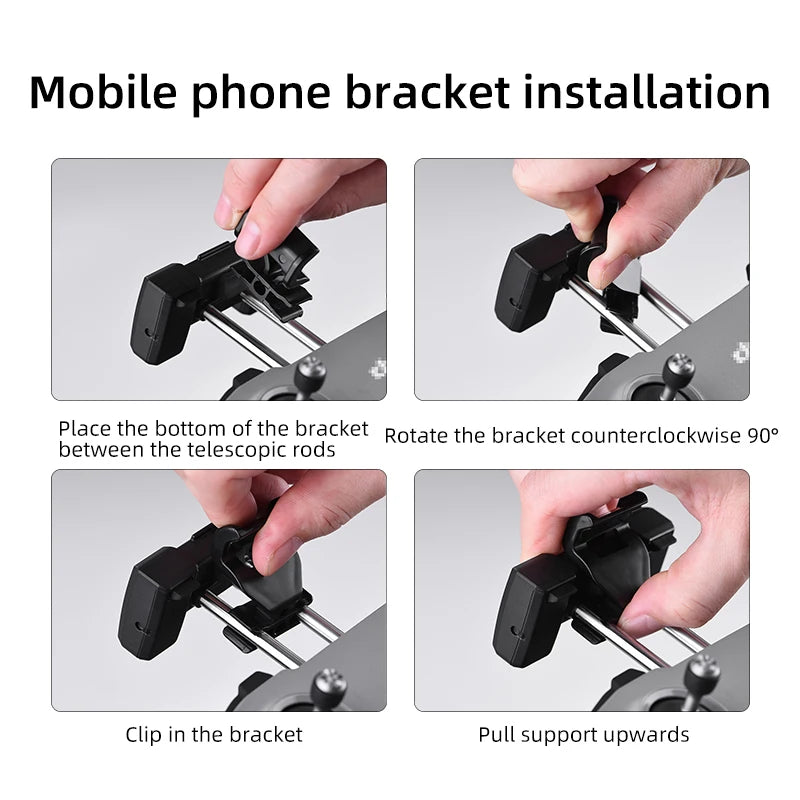 Expansion Bracket for DJI Mavic 3/Air 2S/Air 2/Mini 2/Mini 3 Pro/Air 3/Neo/Flip Drone Remote Control Tablet Holder Phone Holder