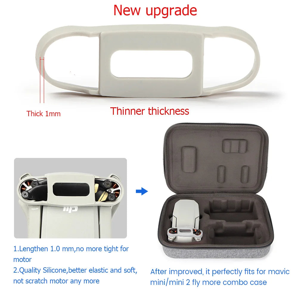 Upgrade Silicone Propeller Holder For Mini 2/SE Drone Fixed Stabilizers Protective Prop For DJI Mavic Mini /2 Accessories - Thedroneflight