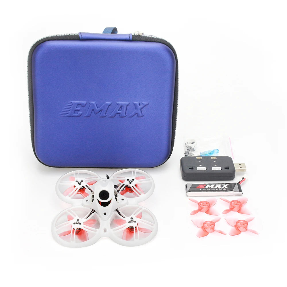Emax Tinyhawk III 3 RTF Kit FPV Racing Drone F4 5A 15000KV RunCam Nano 4 37CH 25-100-200mW VTX FrSky D8 w/ Controller & Goggles - Thedroneflight