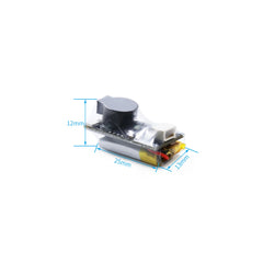 GEPRC Super Buzzer 100dB Lost-Model Alarm — Backup Battery, LED, Betaflight Compatible