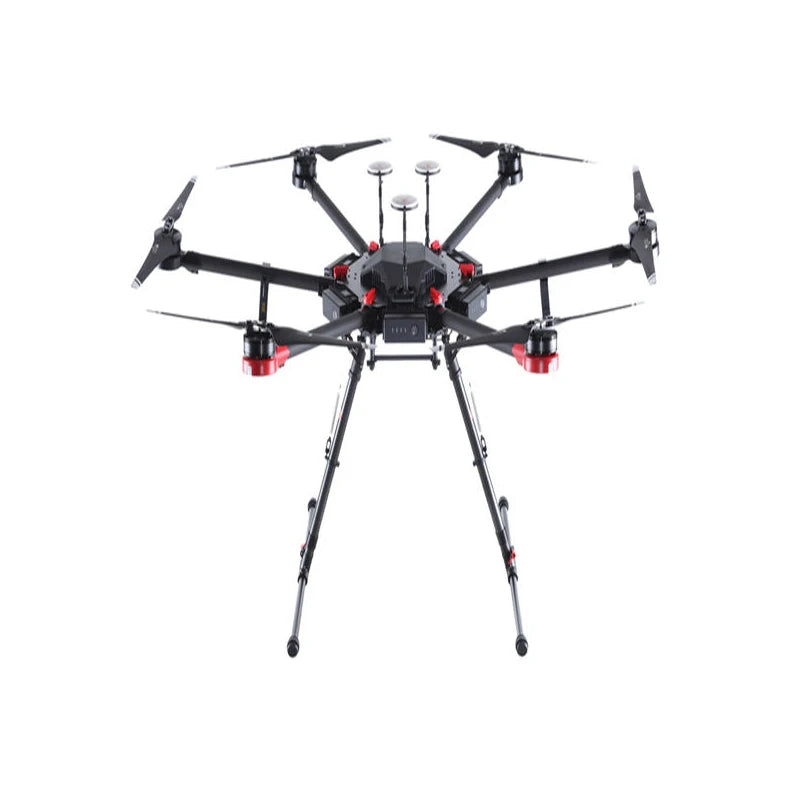 DJI Matrice 600 Pro hexacopter, front view with six arms extended