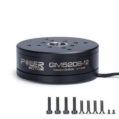 SmCpIFlight IPower GM5208-12 Hollow Shaft Brushless Gimbal Motor W/ AS5048A Encoder For DSLR / CANON 5D2/5D3 Cameras Stabilizati
