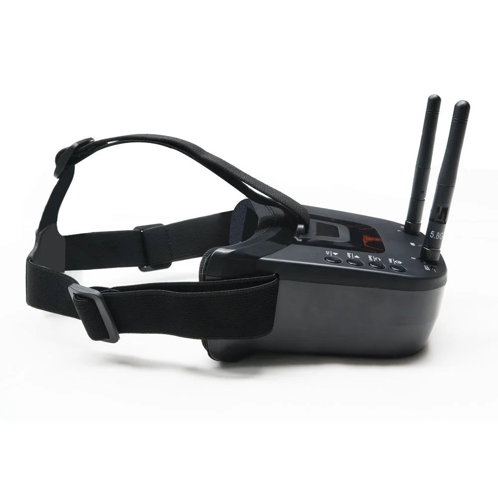 VR009 5.8G 40CH Auto-Searching Double Antennas mini FPV Goggles 3.0 Inch Built-in Battery for RC Drone Beginner - Thedroneflight