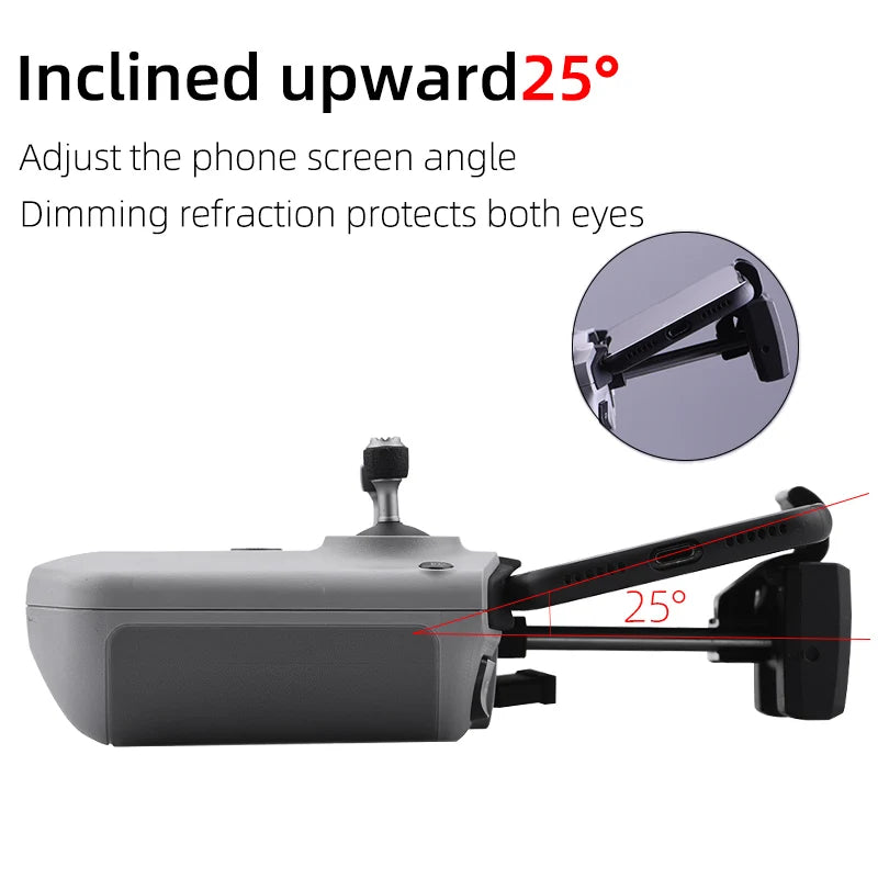 Expansion Bracket for DJI Mavic 3/Air 2S/Air 2/Mini 2/Mini 3 Pro/Air 3/Neo/Flip Drone Remote Control Tablet Holder Phone Holder