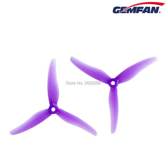 8 pcs/ 4 pairs Gemfan 51433 5inch 3 blade/ tri-blade Propeller Props CW CCW Brushless motor FPV Propeller for FPV Racing drone