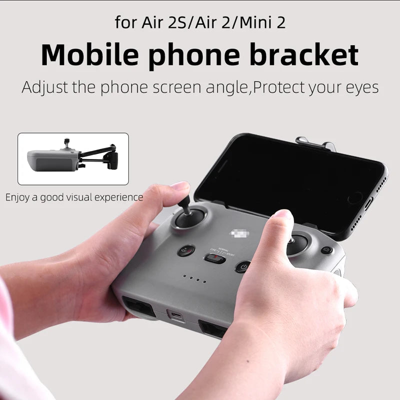 Expansion Bracket for DJI Mavic 3/Air 2S/Air 2/Mini 2/Mini 3 Pro/Air 3/Neo/Flip Drone Remote Control Tablet Holder Phone Holder