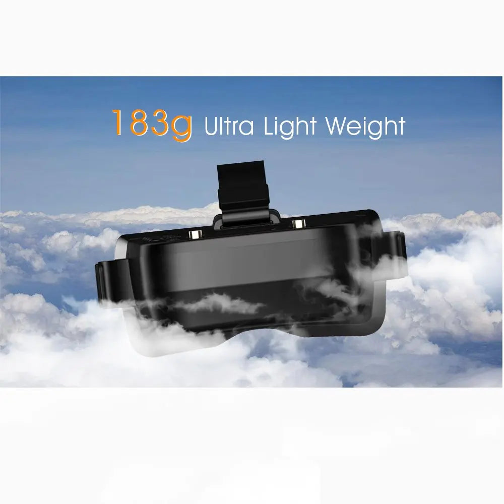 VR009 5.8G 40CH Auto-Searching Double Antennas mini FPV Goggles 3.0 Inch Built-in Battery for RC Drone Beginner - Thedroneflight