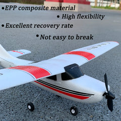 【C0】WLtoys 2.4G F949 LCD Version RC Airplane Cessna 182 3D6G 3Ch Fixed Wing Plane Outdoor Drone RTF With Gyroscope And Night