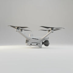 DJI Matrice 4D-series drone hovering against a light background