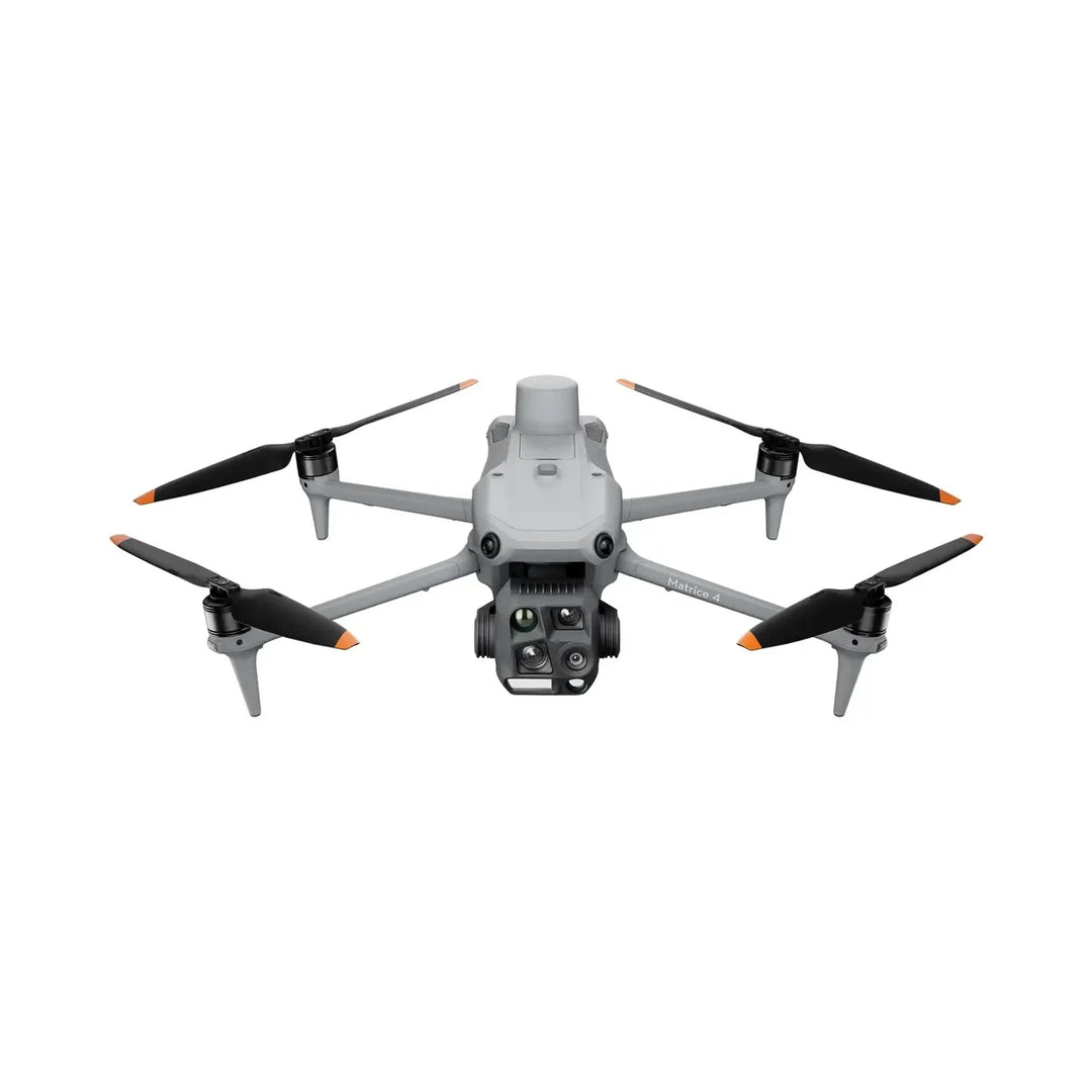 DJI Matrice 4T, front view with arms and propellers extended