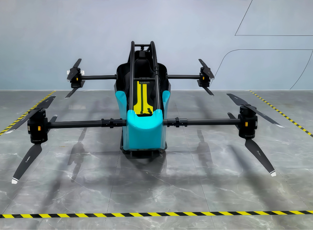 Uwant Eagle PRO eVTOL — Electric Manned Ultralight Aircraft, 100km/h, 600kg Load, 2.5m Wingspan, Foldable, 4K Camera, Autopilot, 30-Min Charge