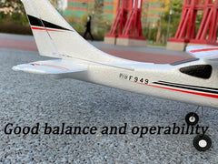 【C0】WLtoys 2.4G F949 LCD Version RC Airplane Cessna 182 3D6G 3Ch Fixed Wing Plane Outdoor Drone RTF With Gyroscope And Night
