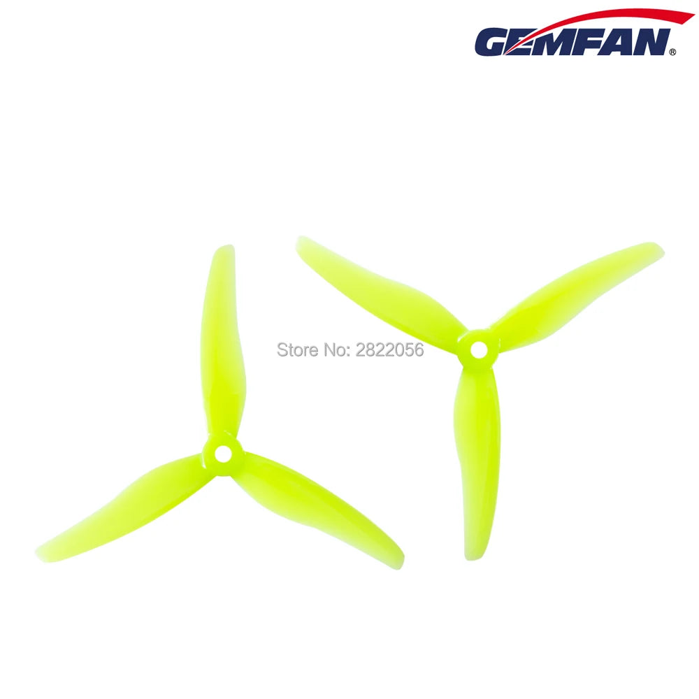 8 pcs/ 4 pairs Gemfan 51433 5inch 3 blade/ tri-blade Propeller Props CW CCW Brushless motor FPV Propeller for FPV Racing drone