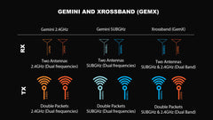 RadioMaster Nomad Dual 1-watt Gemini Xrossband ExpressLRS Module