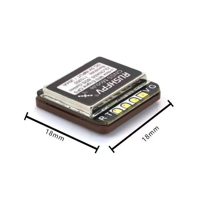 Rushfpv GNSS Mini Navigation Unit GPS Dual Protocol FPV Crossing Machine Fixed Wing Return Rescue
