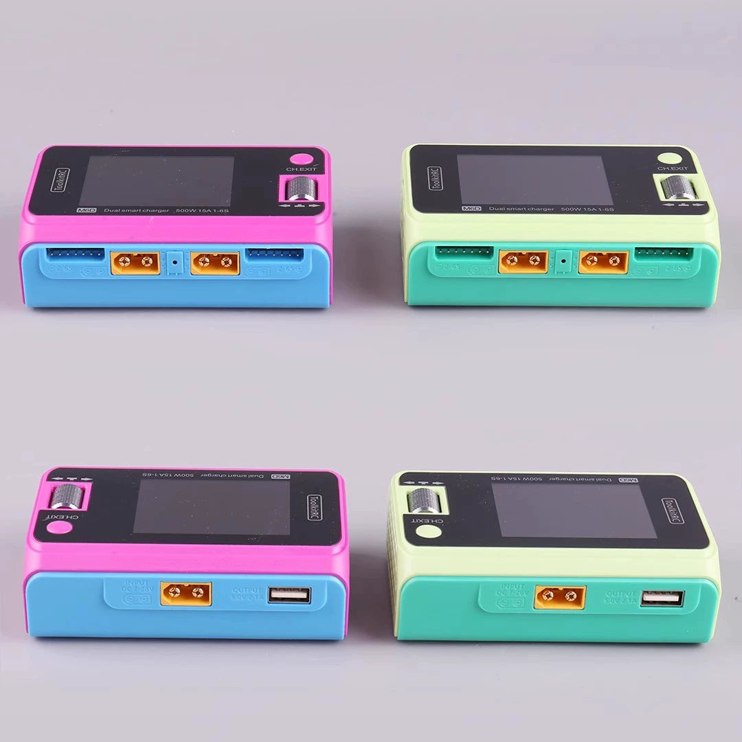 Toolkitrc Hawaii M6d Mojito Version Balance Charger 6S Lithium Battery Dual-Channel 500W Model Aircraft UAV
