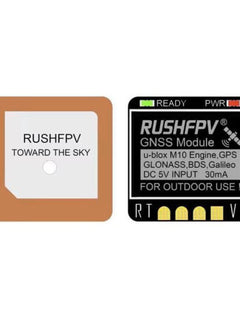 Rushfpv GNSS Mini Navigation Unit GPS Dual Protocol FPV Crossing Machine Fixed Wing Return Rescue