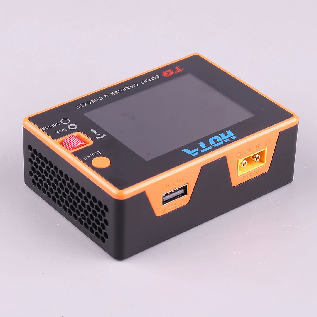 HOTA T8 Smart Balance Charger — 8S LiPo/LiHV/LiFe, 650W, 22A, Magnetic Port, Bilingual Display