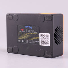 HOTA T8 Smart Balance Charger — 8S LiPo/LiHV/LiFe, 650W, 22A, Magnetic Port, Bilingual Display