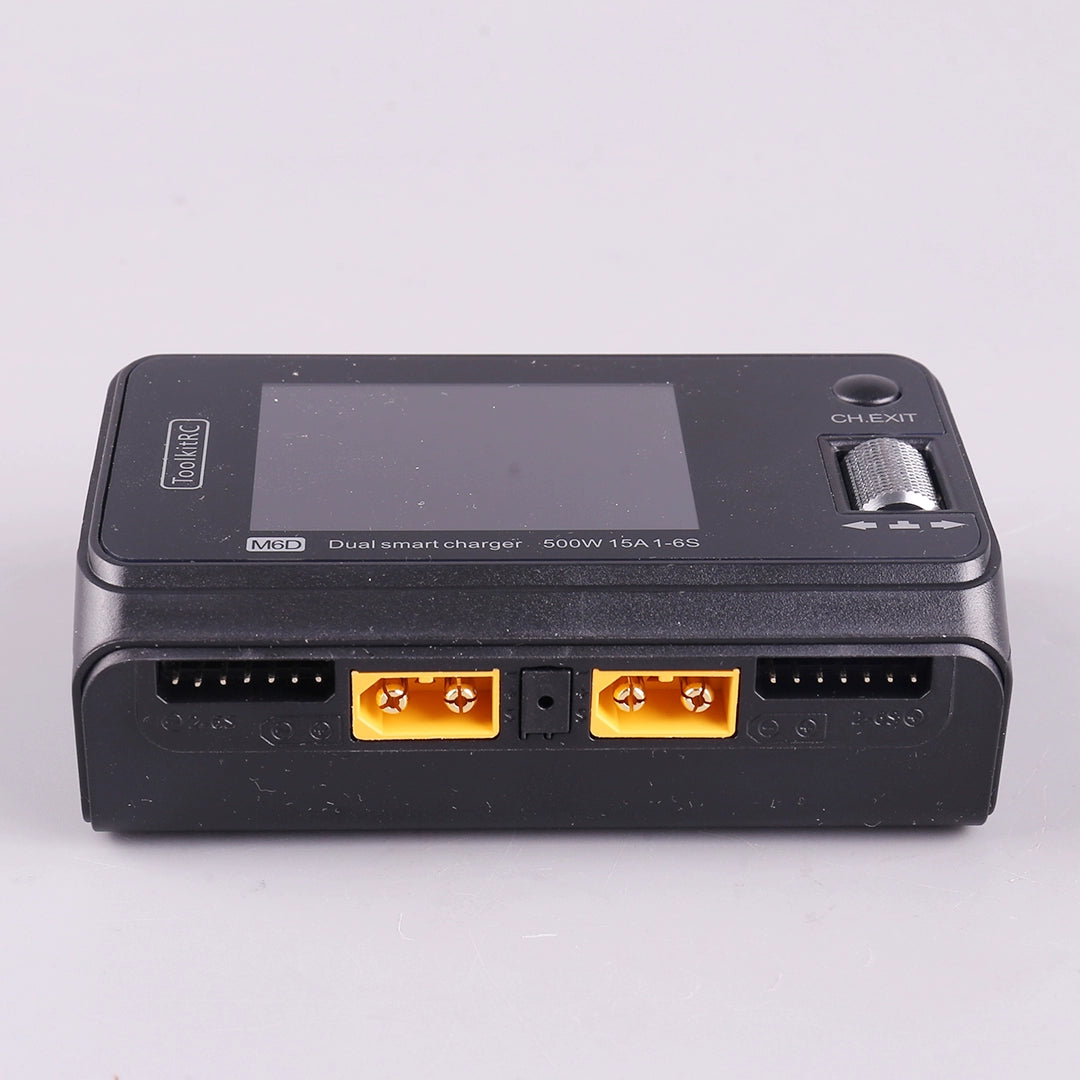 Toolkitrc M6d Summer Special Edition Balance Charger 6S Lithium Battery Dual-Channel 500W Model Aircraft UAV FPV
