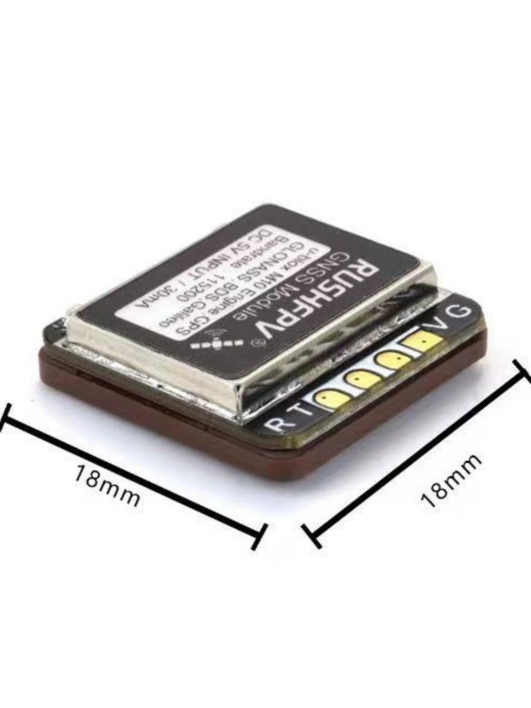 Rushfpv GNSS Mini Navigation Unit GPS Dual Protocol FPV Crossing Machine Fixed Wing Return Rescue