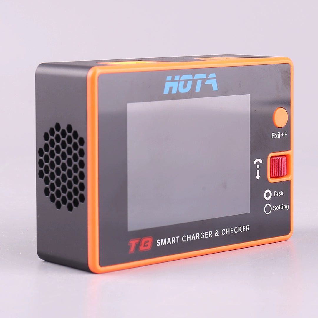 HOTA T8 Smart Balance Charger — 8S LiPo/LiHV/LiFe, 650W, 22A, Magnetic Port, Bilingual Display