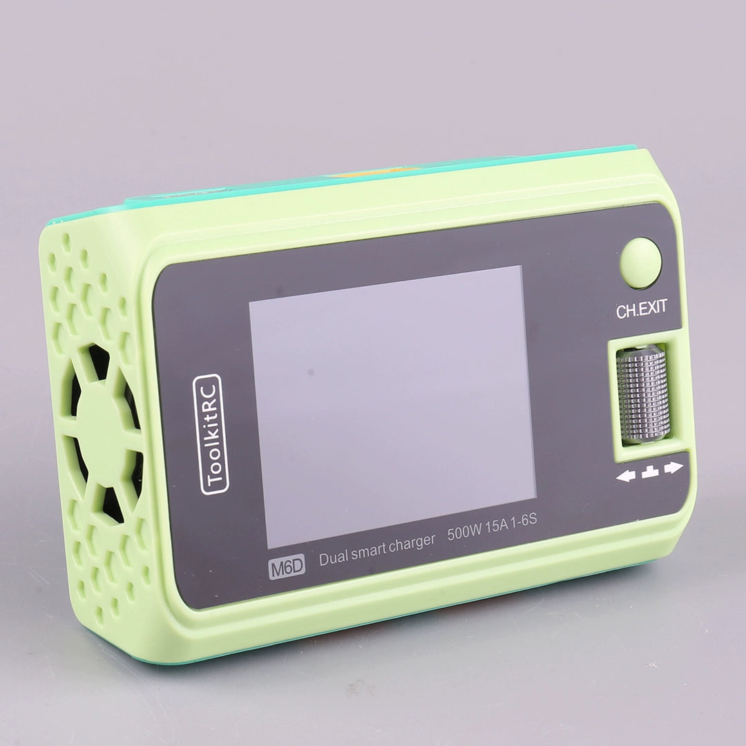Toolkitrc M6d Summer Special Edition Balance Charger 6S Lithium Battery Dual-Channel 500W Model Aircraft UAV FPV