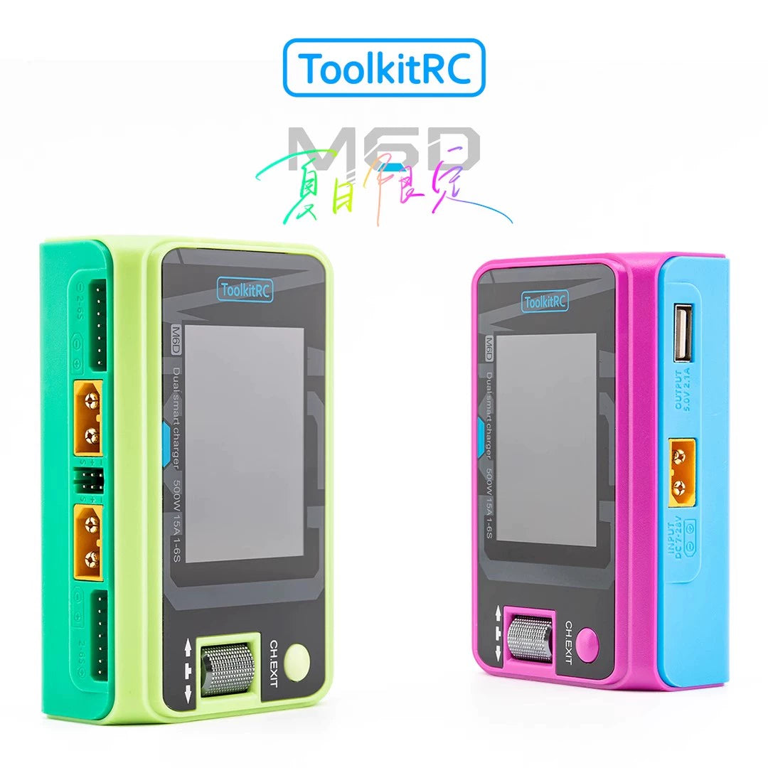Toolkitrc Hawaii M6d Mojito Version Balance Charger 6S Lithium Battery Dual-Channel 500W Model Aircraft UAV