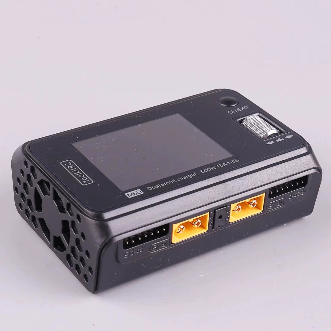 Toolkitrc Hawaii M6d Mojito Version Balance Charger 6S Lithium Battery Dual-Channel 500W Model Aircraft UAV