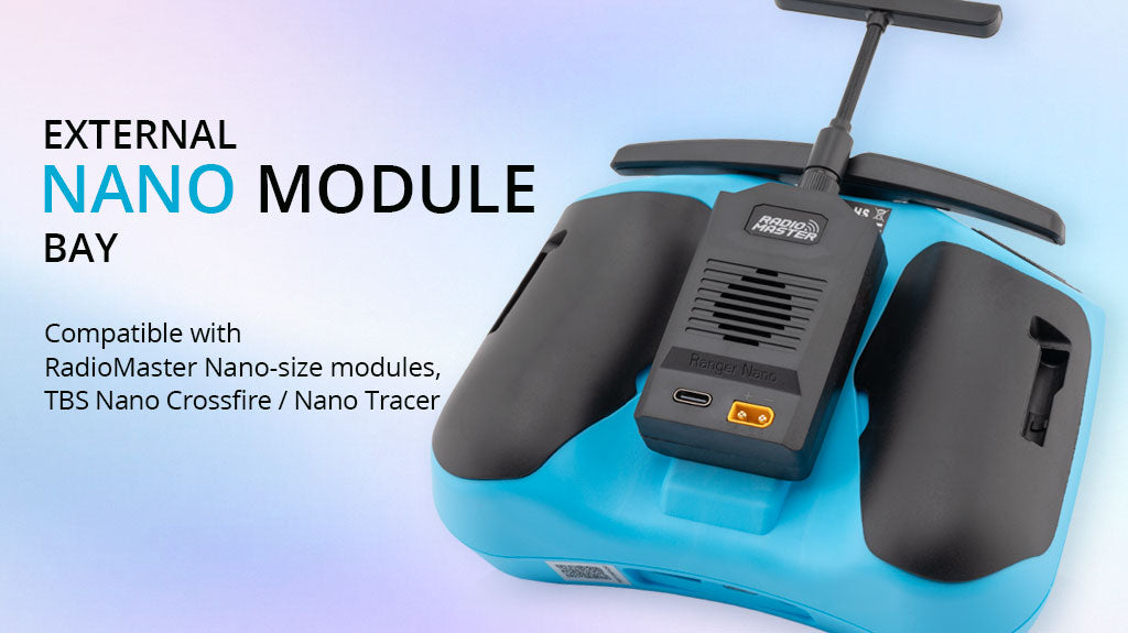 RadioMaster Pocket Crush — ELRS 2.4GHz, Hall Gimbal, EdgeTX, 7 Colors