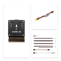 Holybro Pixhawk 6 (PIX32 V6) Flight Controller — FMU v6, PX4 & ArduPilot, Standard & Mini Baseboard, PM02, M9N/M10 GPS Bundles