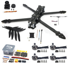 Mark4 7" 295mm FPV Long Range Kit — F405 FC, 60A ESC, 2806.5 1300KV, 7040 Props, 2.5W VTX