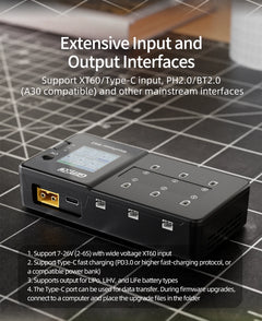 GEPRC WooPower W63 100w Smart Battery Charger Charged for LiPo LiHV LiFe Suit Short-circuit Protection RC FPV Quadcopter Drone