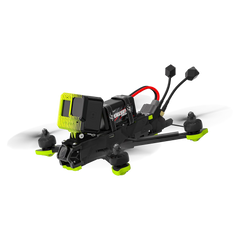 iFlight Nazgul DC5 ECO with battery and action camera mounted on top